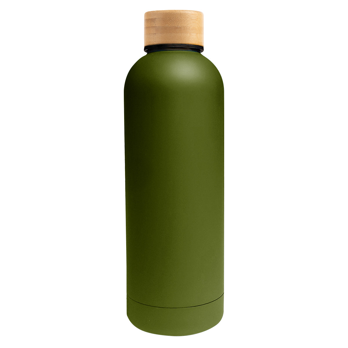 17 oz. Stainless Steel Bottle with Bamboo Lid