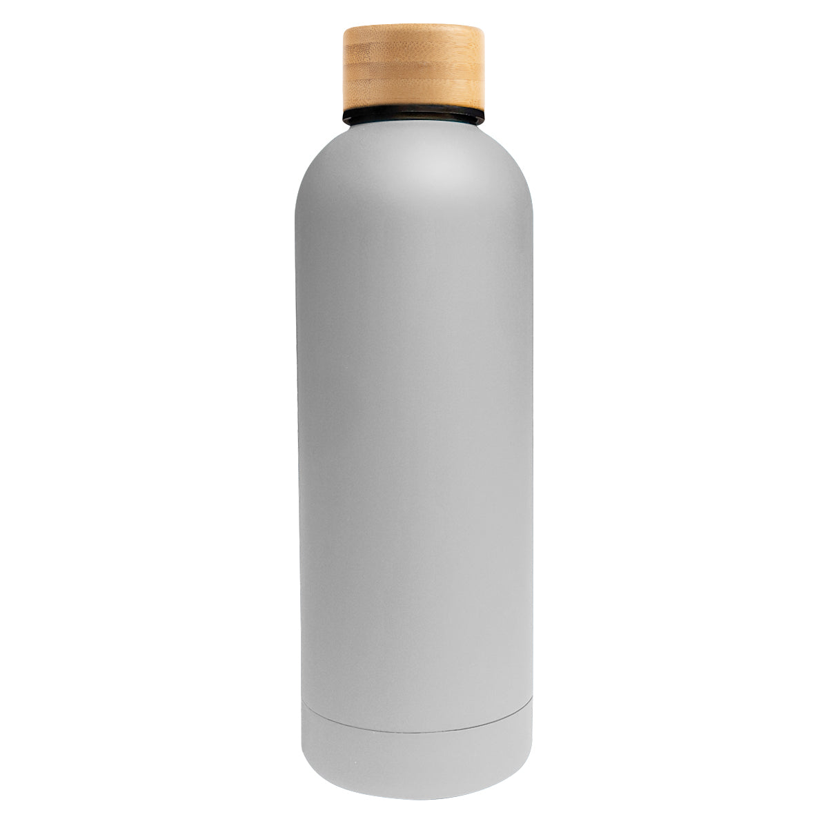 17 oz. Stainless Steel Bottle with Bamboo Lid