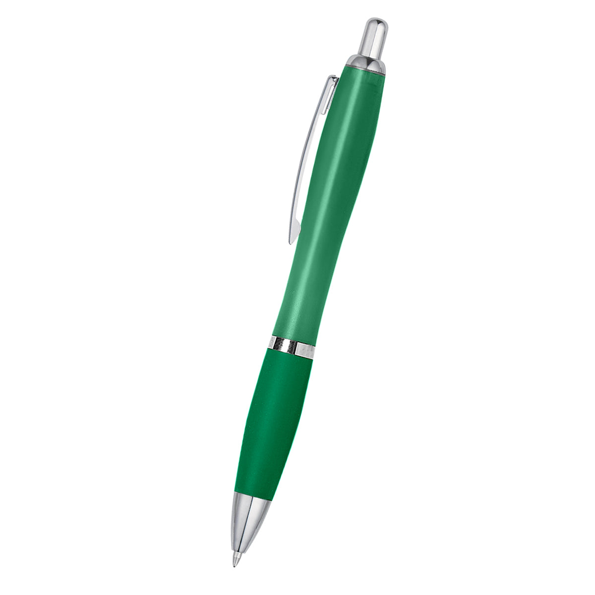 Wide Barrel Silky Pen with Rubberized Grip