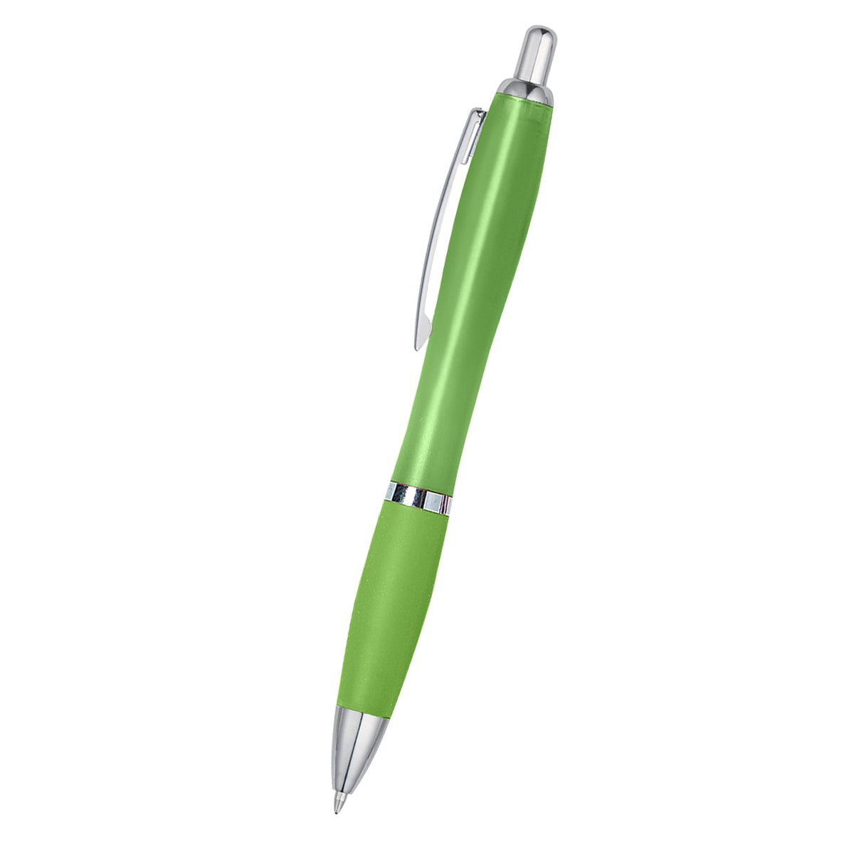 Wide Barrel Silky Pen with Rubberized Grip